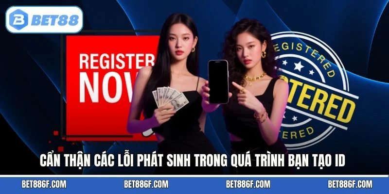 Cẩn thận các lỗi phát sinh trong quá trình bạn tạo ID