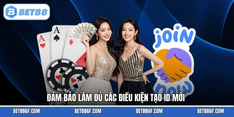 Đảm bảo làm đủ các điều kiện tạo ID mới
