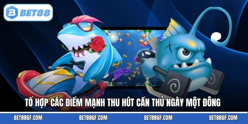 Tổ hợp các điểm mạnh thu hút cần thủ ngày một đông